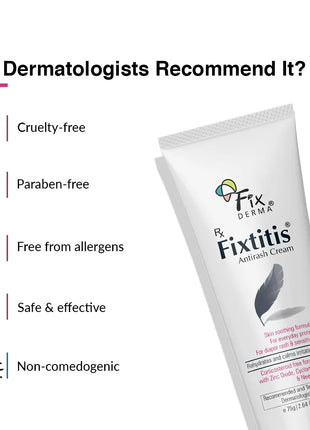 Fixderma Fixtitis Anti Rash Cream 75g