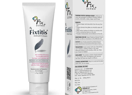 Fixderma Fixtitis Anti Rash Cream 75g