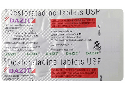 Dazit 5mg Tablet 1 strip