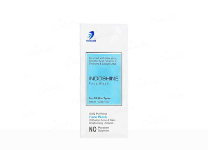 Indolands Indoshine Daily Purifying Face Wash 100ml