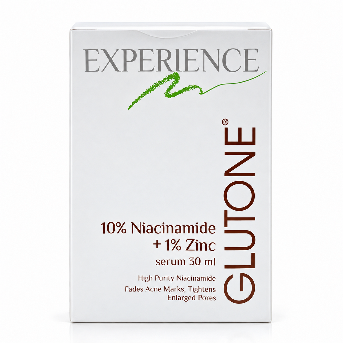 Glutone 10% Niacinamide + 1% Zinc Face Serum 30 ml front packaging