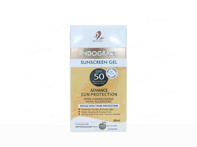 Indolands Indograce Sunscreen gel spf 50 60ml