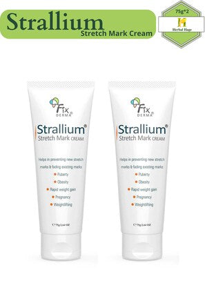 Strallium stretch mark cream 75g pack of 2