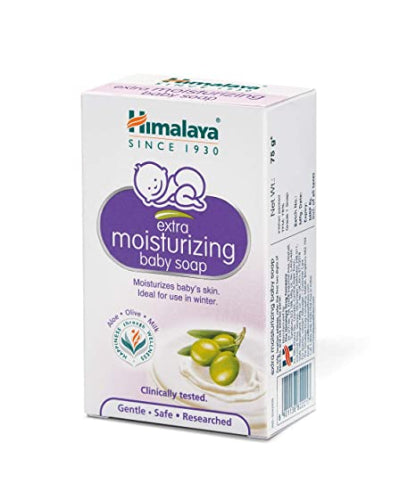 Himalaya Herbals Extra Moisturizing Baby Soap 75gm by KarissaKart
