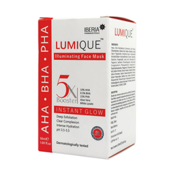 IBERIA LUMIQUE Illuminating Face Mask 50ml product box front and side