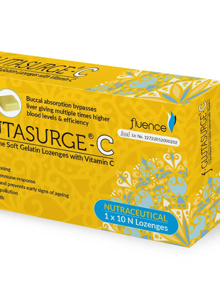 F-GLUTASURGE -C L-GLUTATHIONE SOFT GELATIN LOZENGES 1*10