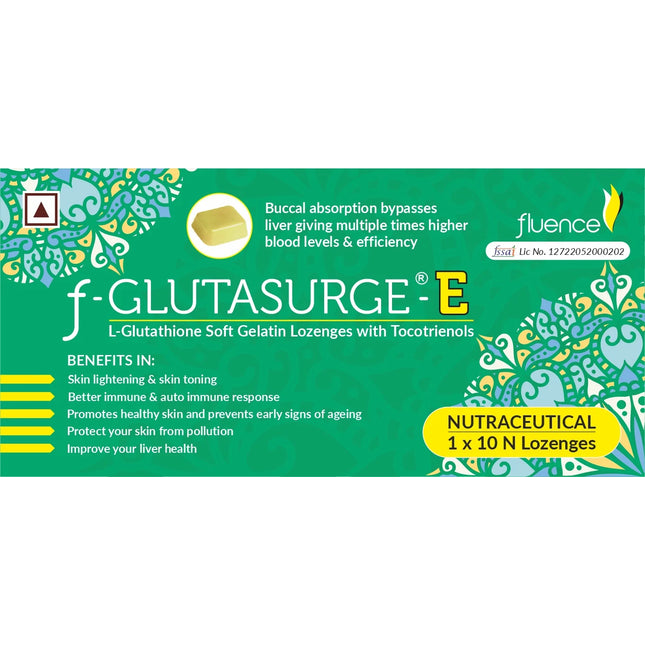 F-GLUTASURGE -E L-GLUTATHIONE SOFT GELATIN LOZENGES 1*10
