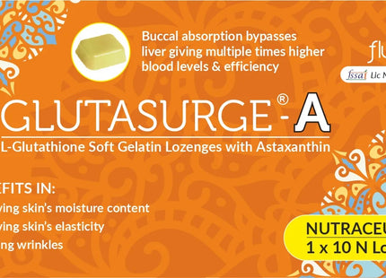 F-GLUTASURGE -A L-GLUTATHIONE SOFT GELATIN LOZENGES 1*10