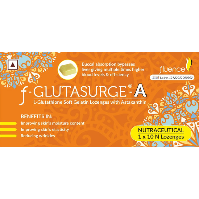 F-GLUTASURGE -A L-GLUTATHIONE SOFT GELATIN LOZENGES 1*10