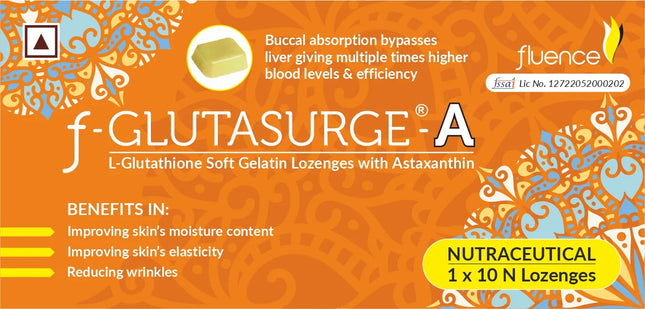 F-GLUTASURGE -A L-GLUTATHIONE SOFT GELATIN LOZENGES 1*10