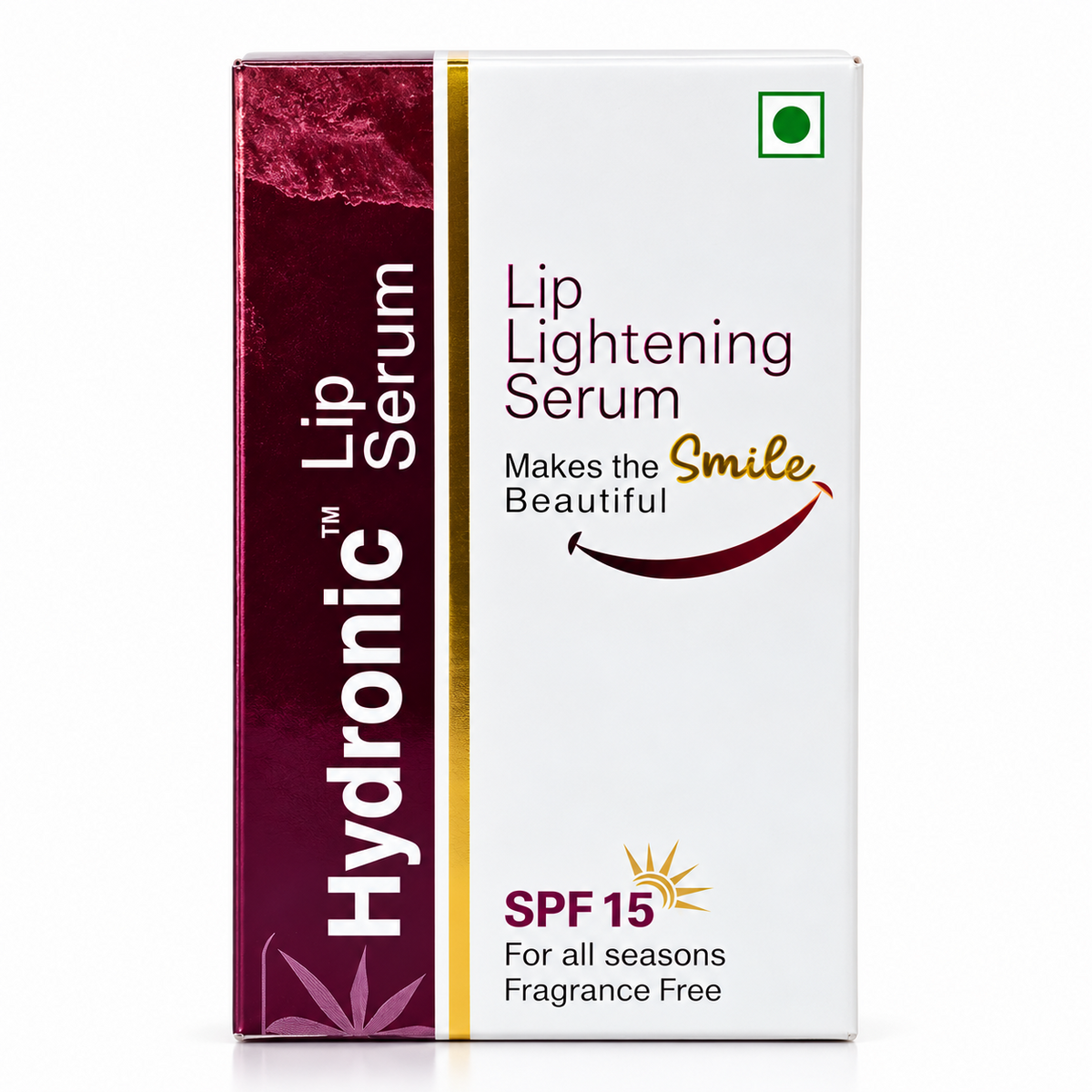 Hydronic Lip Serum SPF 15 front pack of 1