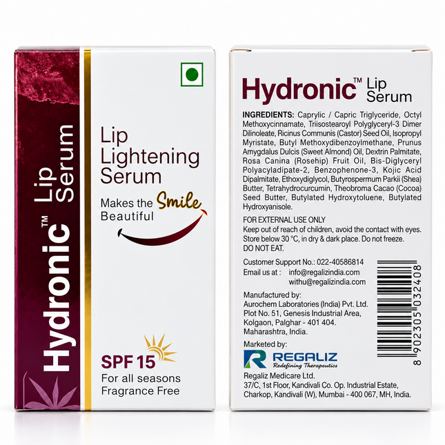 Hydronic Lip Serum SPF 15 pack of 2