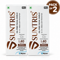 SUNTRIS Oil Free Facial Shield SPF 40 sunscreen 50 g pack of 2
