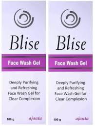 Blise face wash gel 100g pack of 2