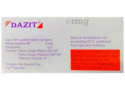 Dazit 5mg Tablet 1 strip