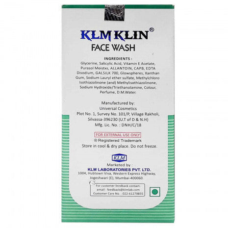 KLM Klin Face Wash, 50ml