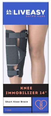 LIVEASY ORTHO CARE KNEE IMMOBILIZER LONG KNEE BRACE (M SIZE)