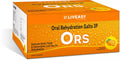 Liveasy Wellness Oral Rehydration Salts-20.5g Sachet -Orange Flavour pack of 10