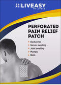 Perforated pain relief patch pack of 2