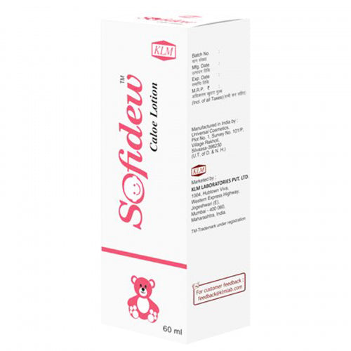 Klm Sofidew Caloe Lotion 60Ml Pack of 2