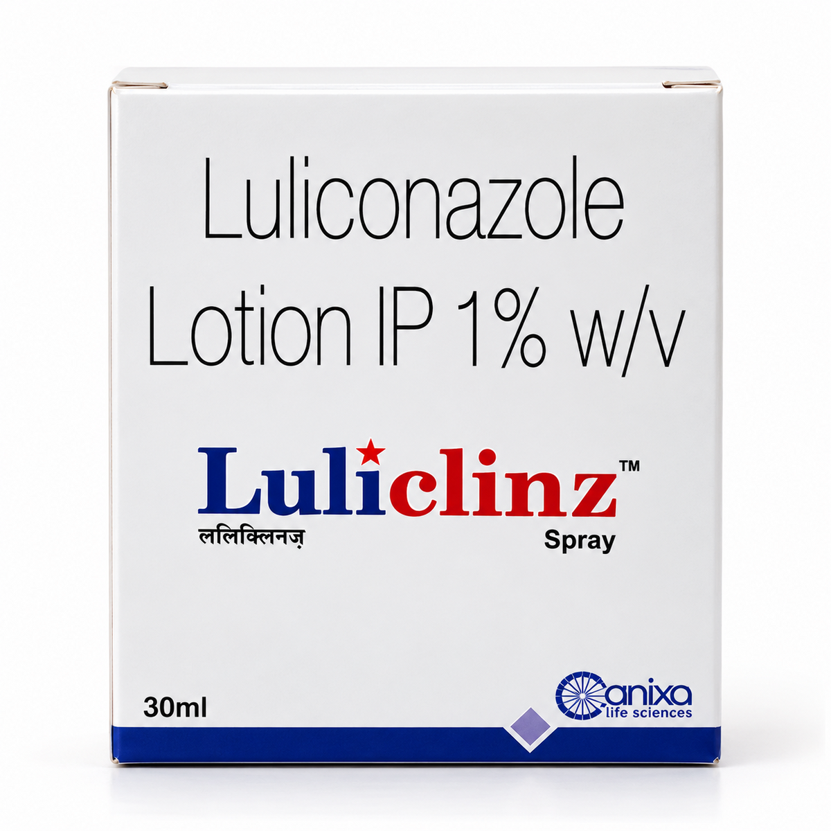 Luliclinz Spray 30ml front pack