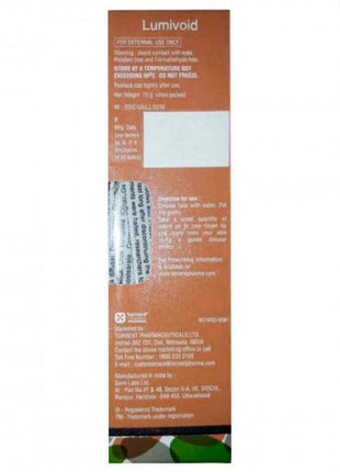 Lumivoid Depigmenting Cream, 15gm (Rs. 36.66/gm)