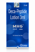 MHG Deca-Peptide Lotion 3ml front packaging