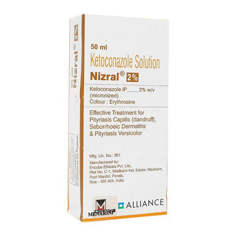 NIZRAL 2 SOLUTION 50ML