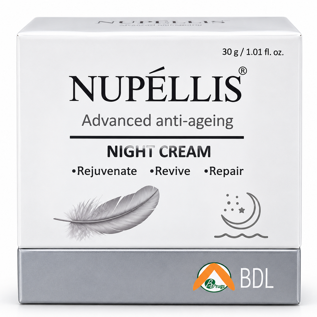 NUPÉLLIS Advanced Anti-Ageing Night Cream 30 g front packaging