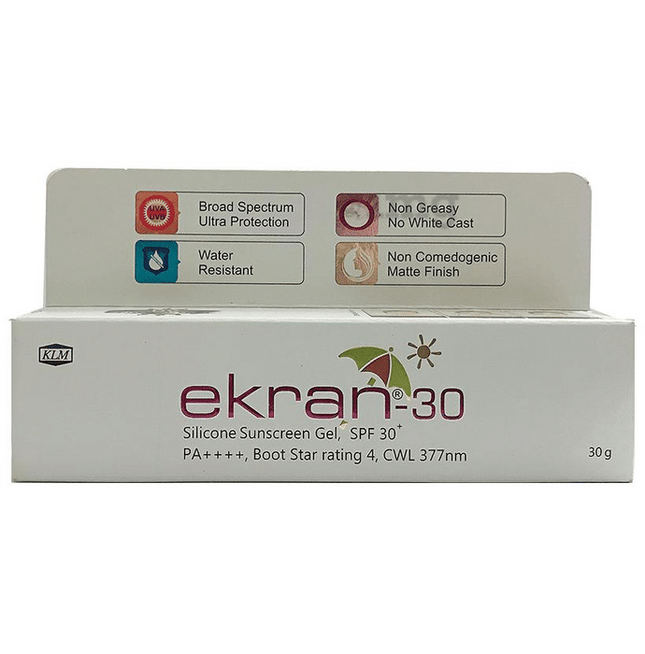 Ekran 30 Silicon Sunscreen Gel 30G