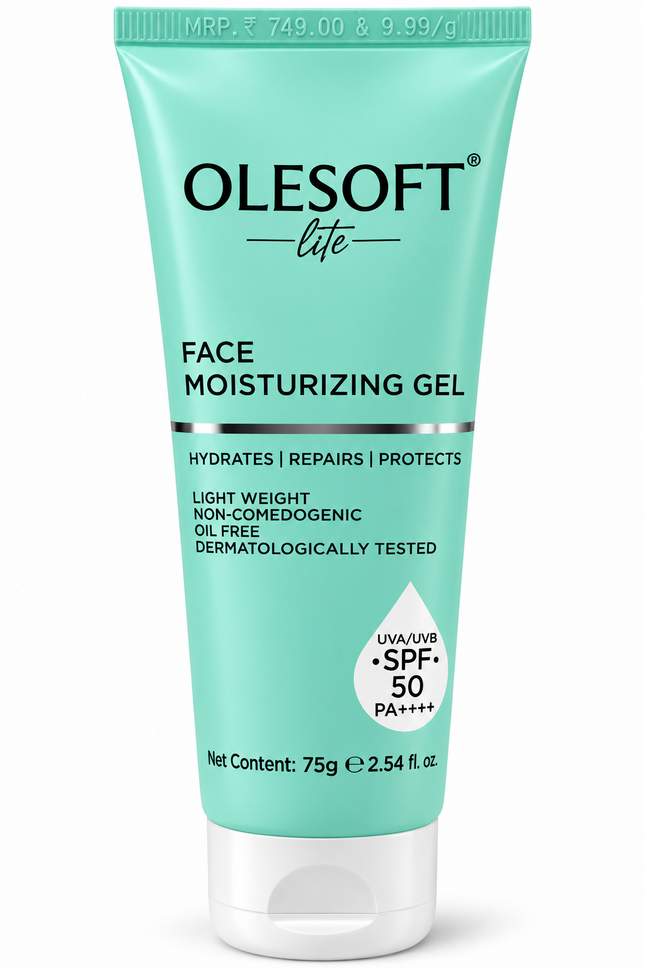 OLESOFT Lite Face Moisturizing Gel SPF 50 PA++++ 75g front