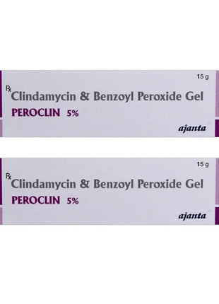 Peroclin 5% cream 15g pack of 2