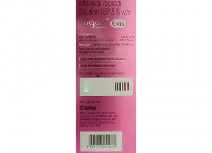 Tugain Eva Solution, 60ml (Rs. 14.20/ml)