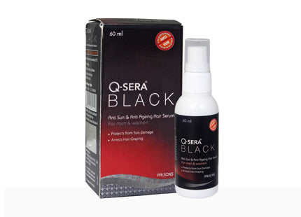 Q-Sera Black hair Serum ingredients