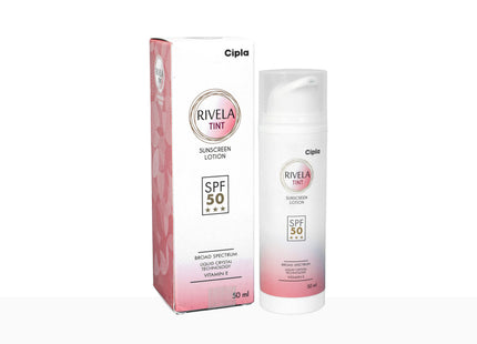 Rivela Tint Sunscreen Lotion SPF 50
