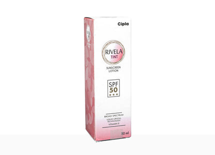 Rivela Tint Sunscreen Lotion SPF 50 50ml