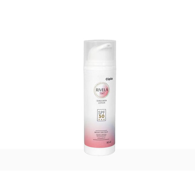 Rivela Tint Sunscreen Lotion SPF 50 | 50 ml | Cipla