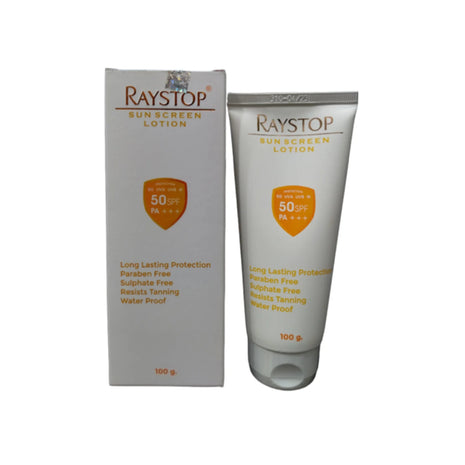 Raystop sunscreen spf50 lotion 100g