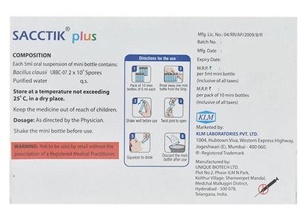 Sacctik plus 5ml*6