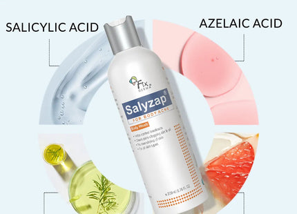 Salyzap Body Wash for Body Acne | Salicylic Acid Body Wash, 2% Salicylic acid, 1% Azelaic acid, 0.1% Tea tree oil