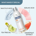 Salyzap Body Wash for Body Acne | Salicylic Acid Body Wash, 2% Salicylic acid, 1% Azelaic acid, 0.1% Tea tree oil