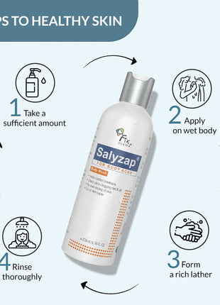 Salyzap for body acne body wash 200ml