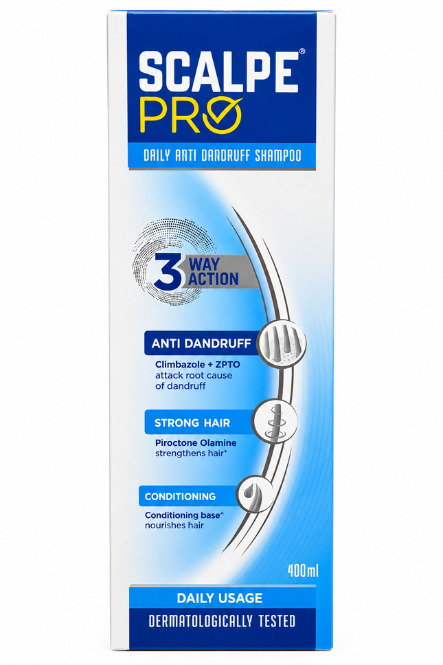 Scalpe Pro Daily Anti Dandruff Shampoo 400 ml front