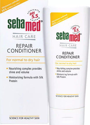 Sebamed hair repair conditioner 200ml pack of 2