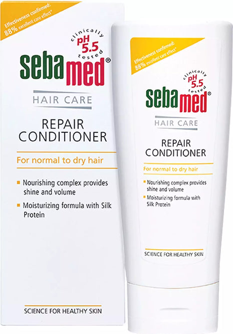 Sebamed hair repair conditioner 200ml pack of 2