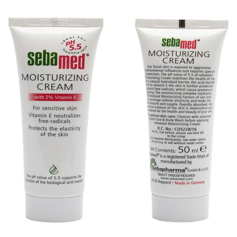 Sebamed moisturizing cream 50g pack of 2