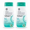Selsun S 2-in-1 shampoo and conditioner pack of 2, two 120 ml bottles