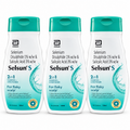Selsun S 2-in-1 shampoo and conditioner pack of 3, three 120 ml bottles