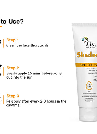 Fixderma Shadow Rx SPF 50 Cream 75g