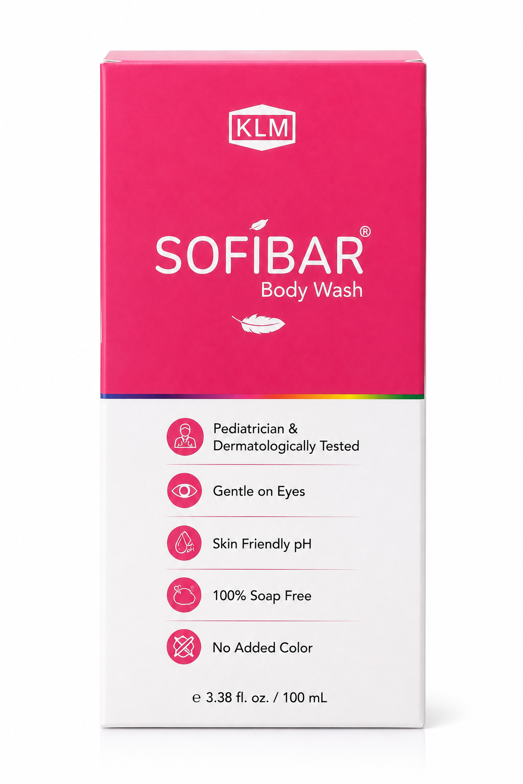 KLM Sofibar Body Wash 100 mL outer packaging front product image